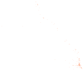 250 signing locations drawn in 155 cells of 0.05 degrees, the fullest with 9.