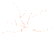 94 stations drawn in 90 cells of 0.05 degrees, the fullest with 2.