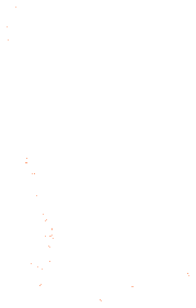 43 buoy deployments drawn in 33 cells of 0.05 degrees, the fullest with 3.