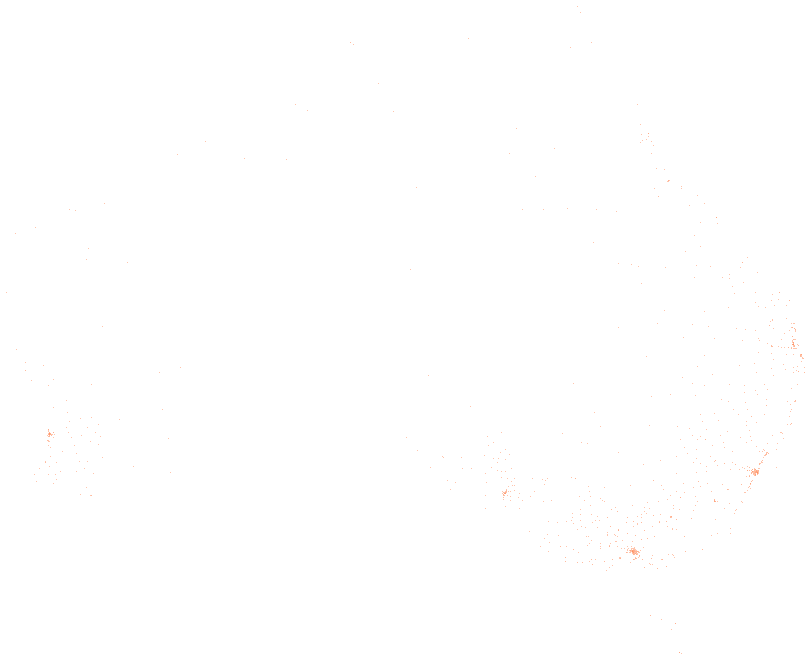 1,248 reporting units drawn in 793 cells of 0.05 degrees, the fullest with 20.