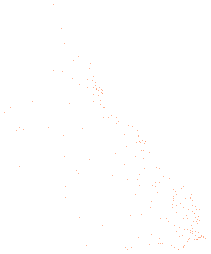 401 gauging stations drawn in 386 cells of 0.05 degrees, the fullest with 3.